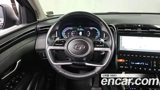 Hyundai Tucson Hybrid (NX4) 2020 Черный из Кореи, фото 4