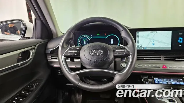 Hyundai The New Grandeur IG Hybrid 2021 Белый из Кореи, фото 4
