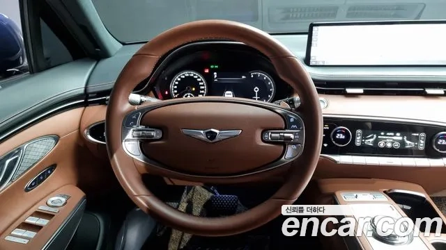 Genesis GV70 2022 Синий из Кореи, фото 4