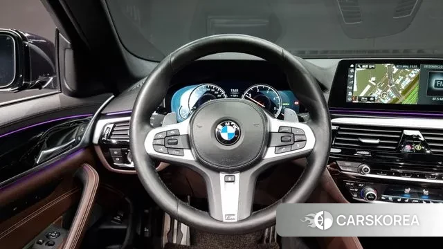 BMW 5 Series (G30) 2018 Синий из Кореи, фото 4