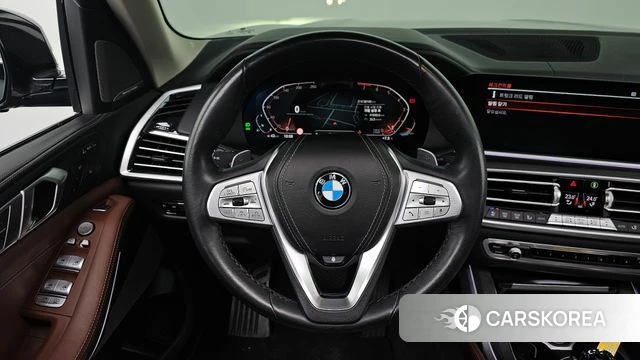 BMW X7 (G07) 2021 Черный из Кореи, фото 4