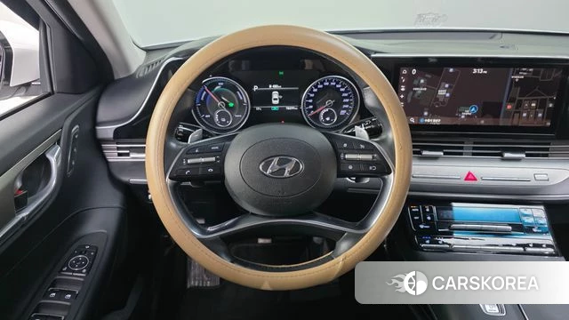 Hyundai The New Grandeur IG Hybrid 2020 Белый из Кореи, фото 4