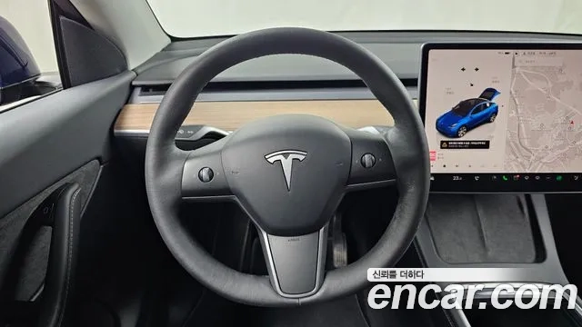 Tesla Model Y 2022 Синий из Кореи, фото 4
