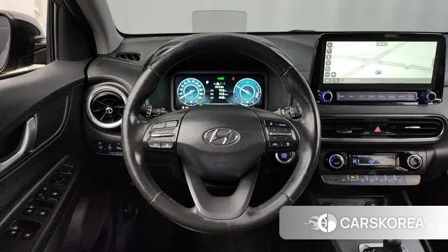 Hyundai The New Kona Hybrid 2021 Черный двухцветный из Кореи, фото 4