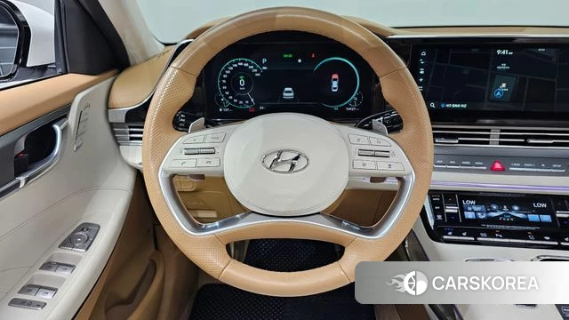 Hyundai The New Grandeur IG Hybrid 2021 Белый из Кореи, фото 4