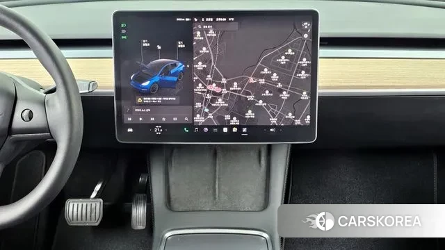 Tesla Model Y 2022 Синий из Кореи, фото 4