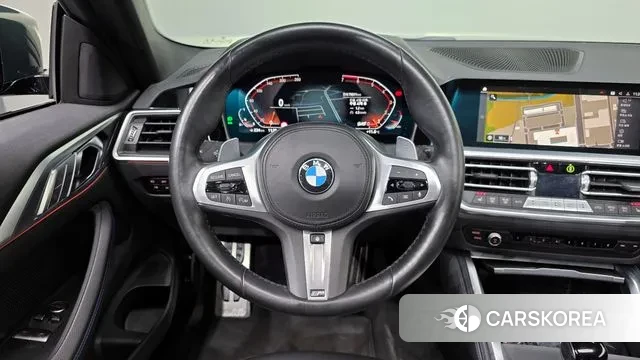 BMW 4 Series (G22) 2022 Темно-зеленый из Кореи, фото 4