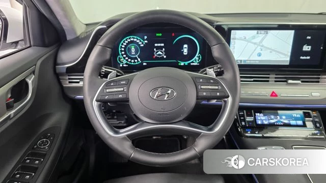 Hyundai The New Grandeur IG Hybrid 2022 Белый из Кореи, фото 4