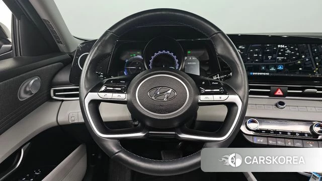 Hyundai Avante Hybrid (CN7) 2021 Черный из Кореи, фото 4