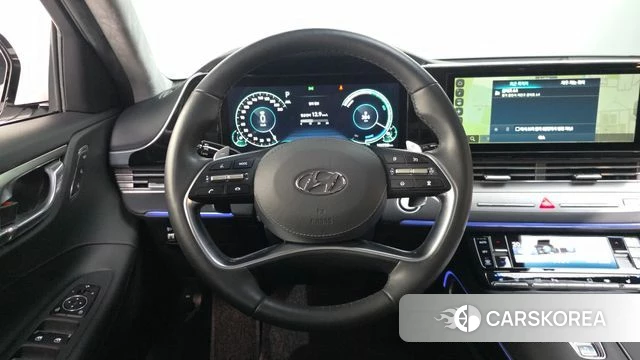 Hyundai The New Grandeur IG Hybrid 2021 Белый из Кореи, фото 4