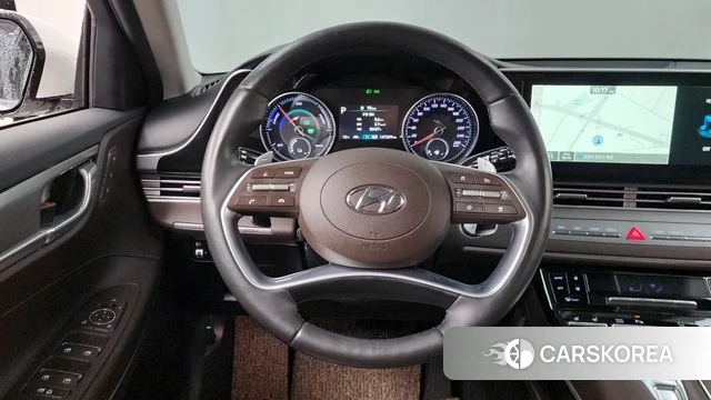 Hyundai The New Grandeur IG Hybrid 2021 Белый из Кореи, фото 4