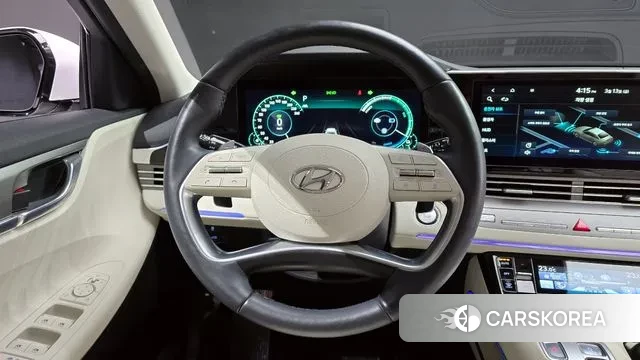 Hyundai The New Grandeur IG Hybrid 2021 Белый из Кореи, фото 4