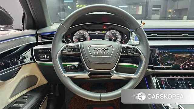 Audi A8 (D5) 2022 Черный из Кореи, фото 4