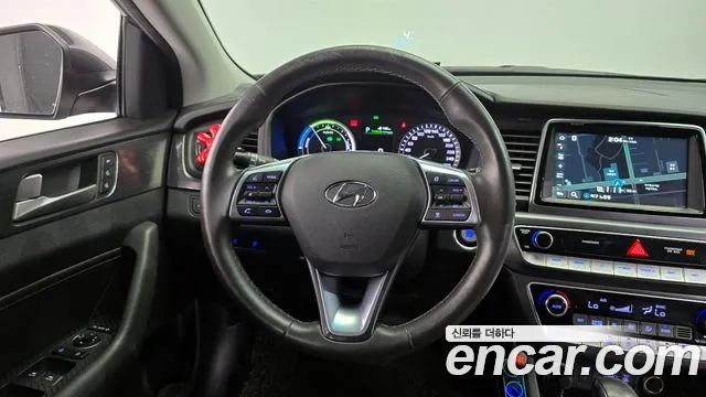 Hyundai Sonata New Rise Hybrid 2018 Серый из Кореи, фото 4