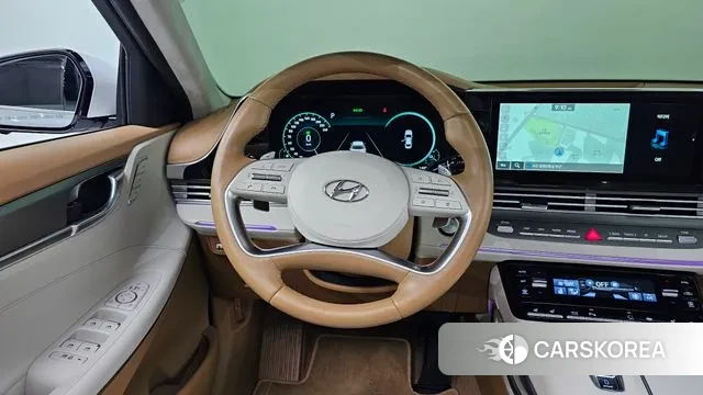 Hyundai The New Grandeur IG Hybrid 2021 Белый из Кореи, фото 4