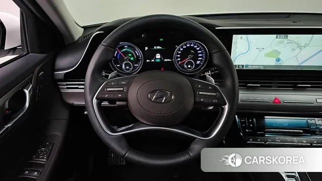 Hyundai The New Grandeur IG Hybrid 2021 Белый из Кореи, фото 4