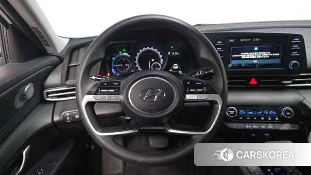 Hyundai Avante Hybrid (CN7) 2022 Белый из Кореи, фото 4