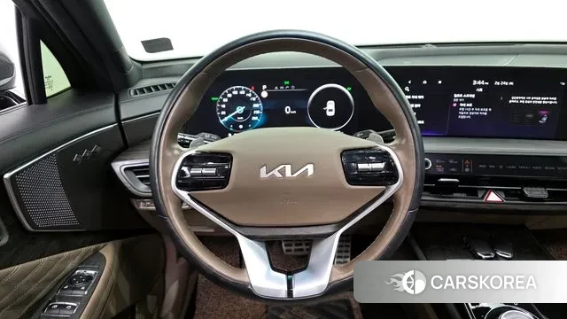 Kia K8 Hybrid 2021 Серый из Кореи, фото 4