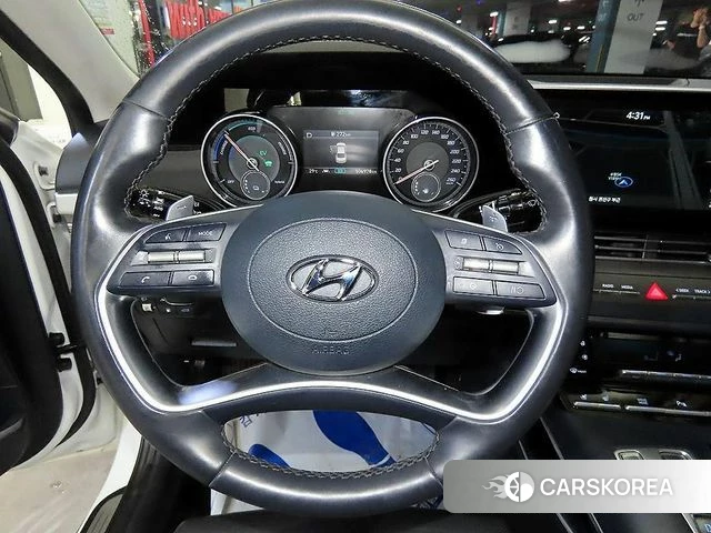 Hyundai The New Grandeur IG Hybrid 2021 Белый из Кореи, фото 4