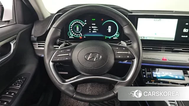 Hyundai The New Grandeur IG Hybrid 2021 Белый из Кореи, фото 4