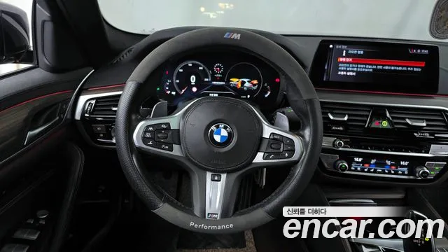 BMW 5 Series (G30) 2019 Синий из Кореи, фото 4