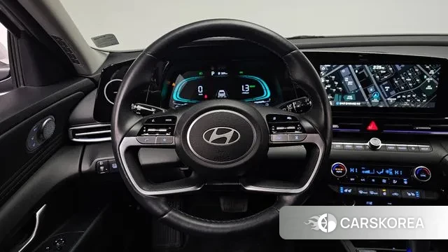 Hyundai The New Avante Hybrid (CN7) 2023 Серебристо-серый из Кореи, фото 4