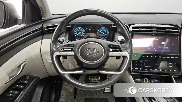 Hyundai Tucson Hybrid (NX4) 2021 Серый из Кореи, фото 4