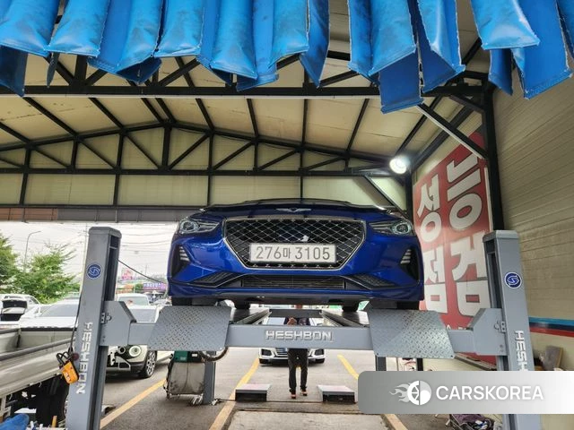 Genesis G70 2020 Синий из Кореи, фото 4