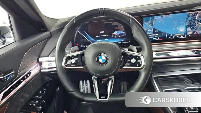 BMW 7 Series (G70) 2024 Черный из Кореи, фото 4