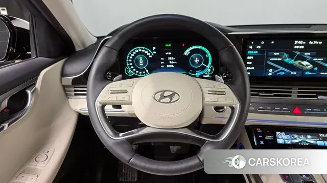 Hyundai The New Grandeur IG Hybrid 2021 Черный из Кореи, фото 4