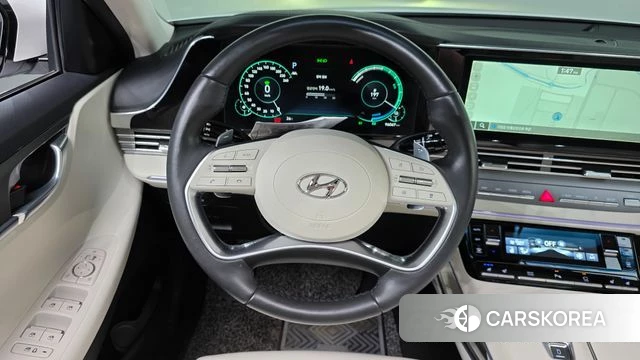 Hyundai The New Grandeur IG Hybrid 2021 Белый из Кореи, фото 4
