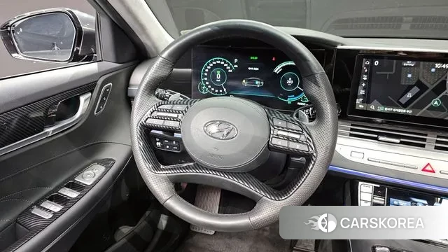 Hyundai The New Grandeur IG Hybrid 2021 Серый из Кореи, фото 4