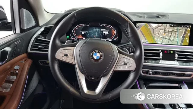 BMW X7 (G07) 2021 Черный из Кореи, фото 4