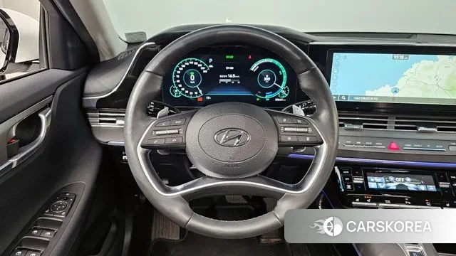 Hyundai The New Grandeur IG Hybrid 2022 Белый из Кореи, фото 4