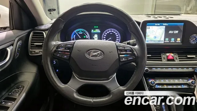 Hyundai Grandeur IG Hybrid 2018 Белый из Кореи, фото 4
