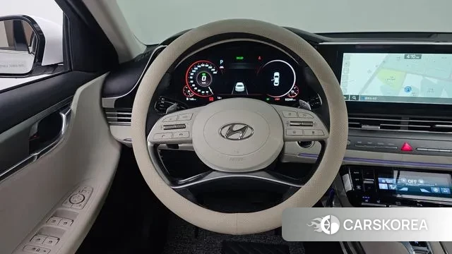 Hyundai The New Grandeur IG Hybrid 2021 Белый из Кореи, фото 4