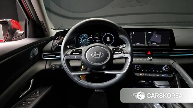 Hyundai The New Avante Hybrid (CN7) 2024 Красный из Кореи, фото 4