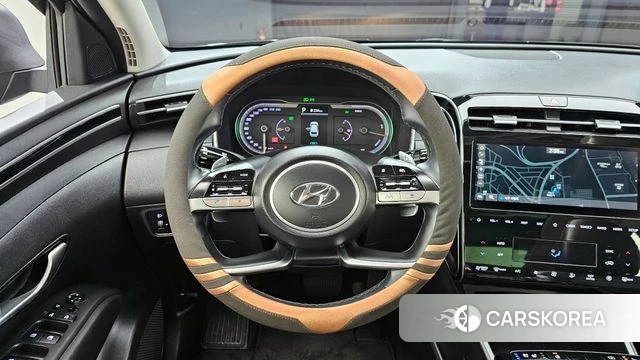 Hyundai Tucson Hybrid (NX4) 2021 Черный из Кореи, фото 4
