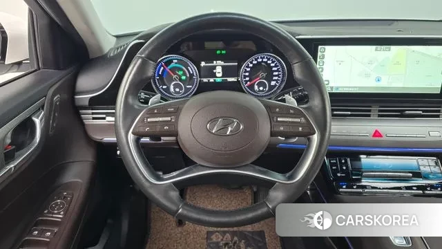 Hyundai The New Grandeur IG Hybrid 2021 Белый из Кореи, фото 4