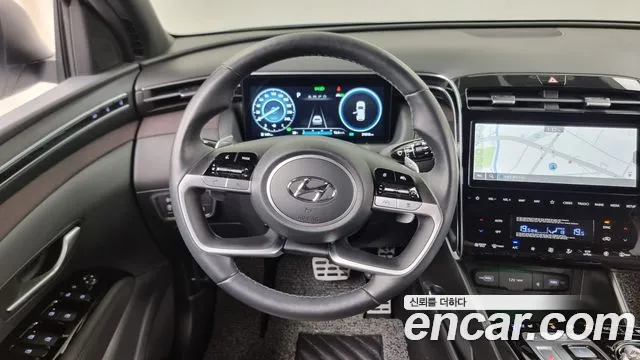 Hyundai Tucson Hybrid (NX4) 2023 Белый из Кореи, фото 4