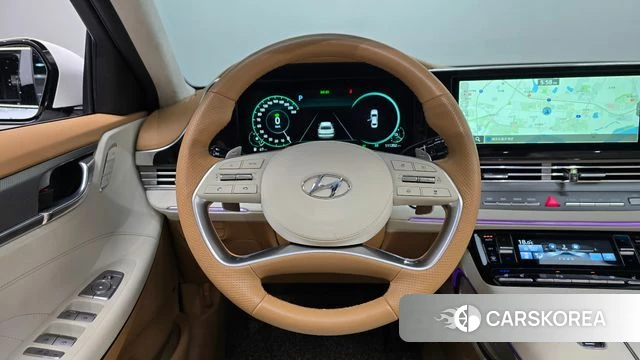 Hyundai The New Grandeur IG Hybrid 2021 Белый из Кореи, фото 4