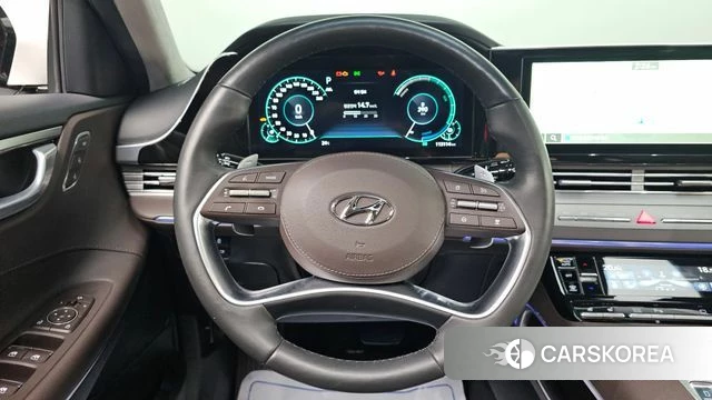 Hyundai The New Grandeur IG Hybrid 2021 Белый из Кореи, фото 4