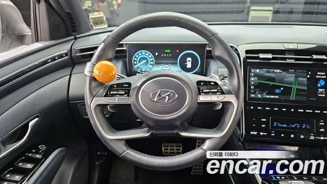 Hyundai Tucson Hybrid (NX4) 2023 Белый из Кореи, фото 4