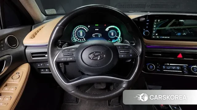 Hyundai Sonata Hybrid (DN8) 2021 Черный из Кореи, фото 4