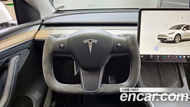 Tesla Model Y 2023 Белый из Кореи, фото 4