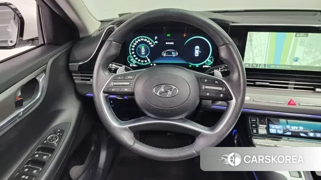Hyundai The New Grandeur IG Hybrid 2021 Белый из Кореи, фото 4