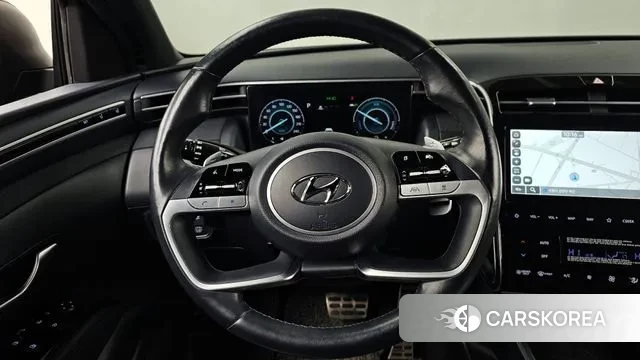 Hyundai Tucson Hybrid (NX4) 2021 Черный из Кореи, фото 4