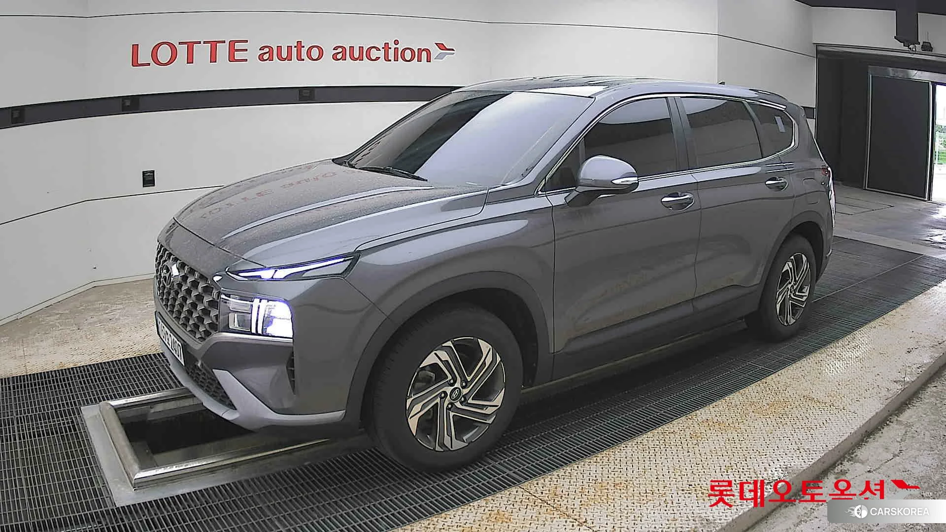 Hyundai Santa Fe 2022 Magnetic Grey Metallic из Кореи, фото 4