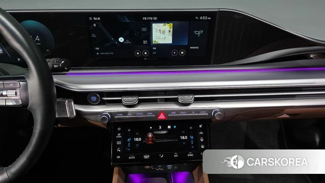 Hyundai Grandeur Hybrid (GN7) 2023 Черный из Кореи, фото 4