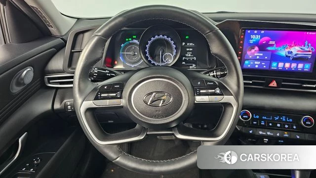 Hyundai The New Avante Hybrid (CN7) 2023 Белый из Кореи, фото 4